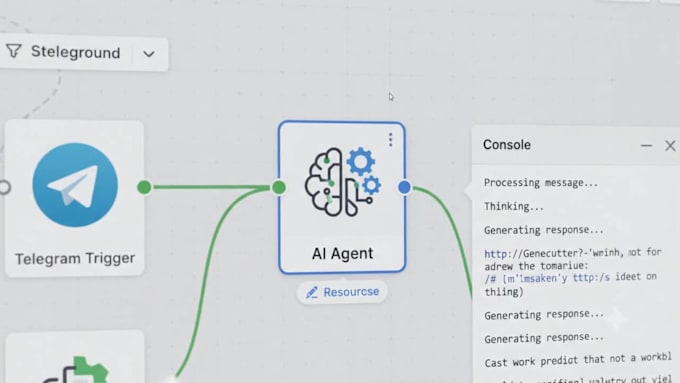 we will build custom telegram bot with n8n automation