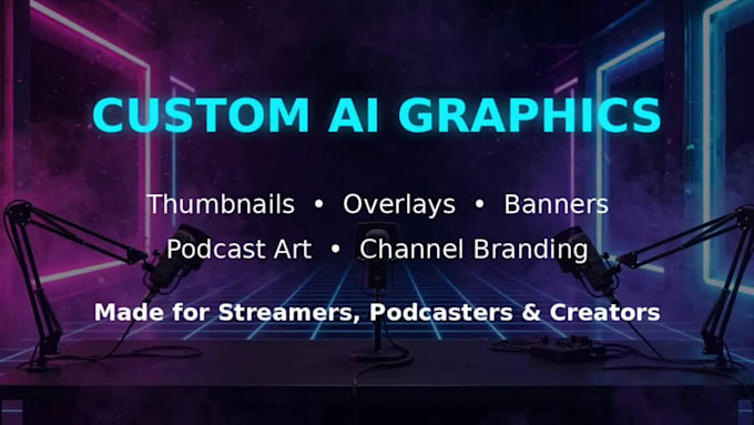 design epic ai graphics for streamers and creators