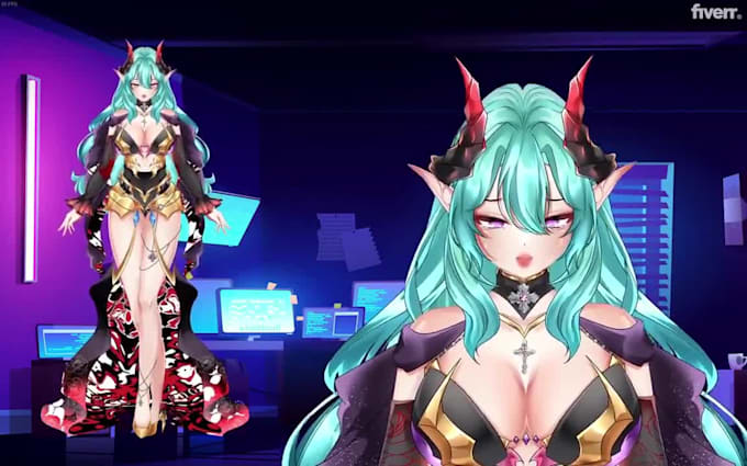 design and rigging 2d vtuber model, live 2d vtuber model, vtuber avatar anime