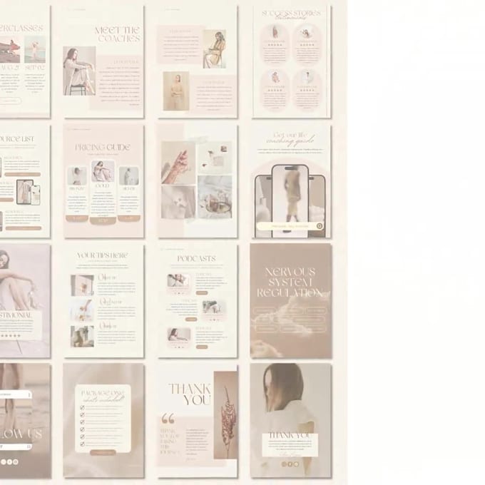 design canva ebook lead magnet coaching workbook template bundle