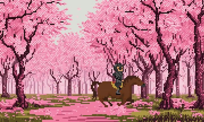 frame by frame pixel character animation isometric pixel game pixel background