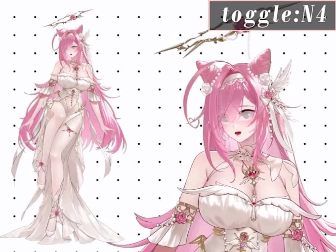 create custom 2d vtuber avatars and live2d rigging for streaming