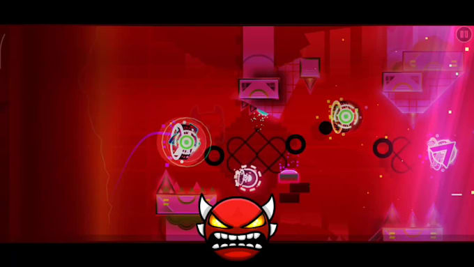 do a high quality geometry dash showcase for your level