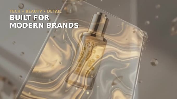create a professional cgi product video ad 3d animation