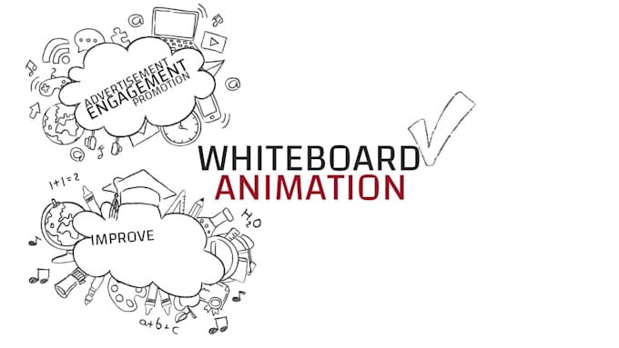 2d plus whiteboard animation combination