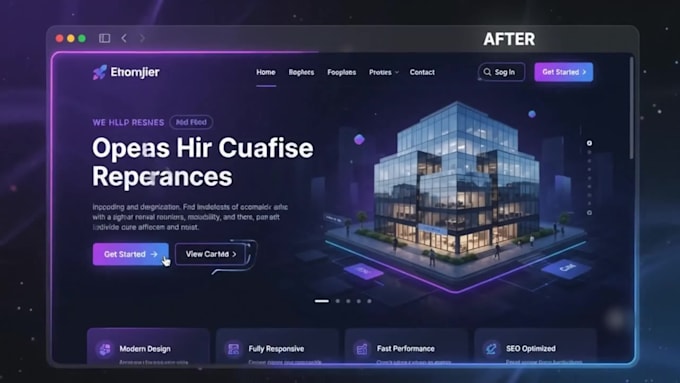 redesign your website into a modern framer website