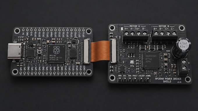 design custom production ready rp2040 raspberry pi pico pcb in kicad