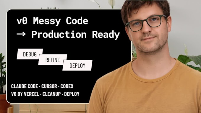 fix v0 by vercel bugs and deploy a stable production ready app