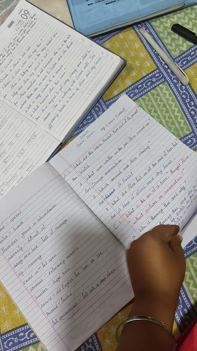 write anything with my beautiful handwriting