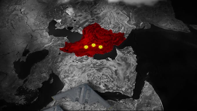 create an animated map video