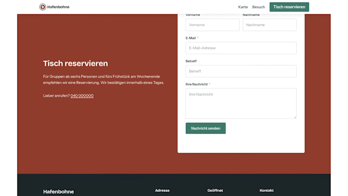 build a german wordpress website for your business
