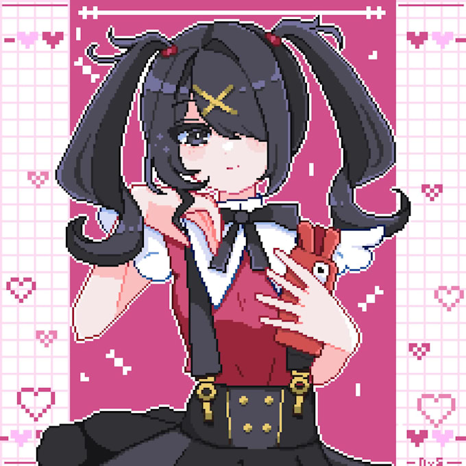 pixel art character illustration and animation
