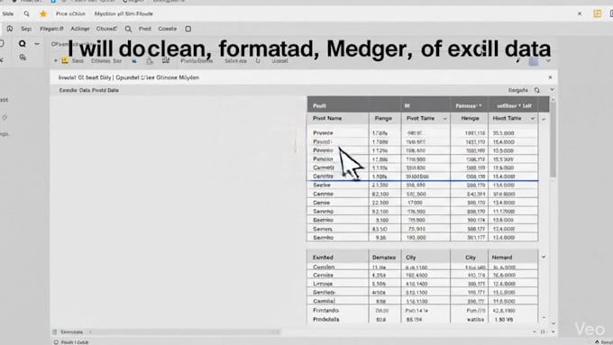 clean, format, merge, split excel file