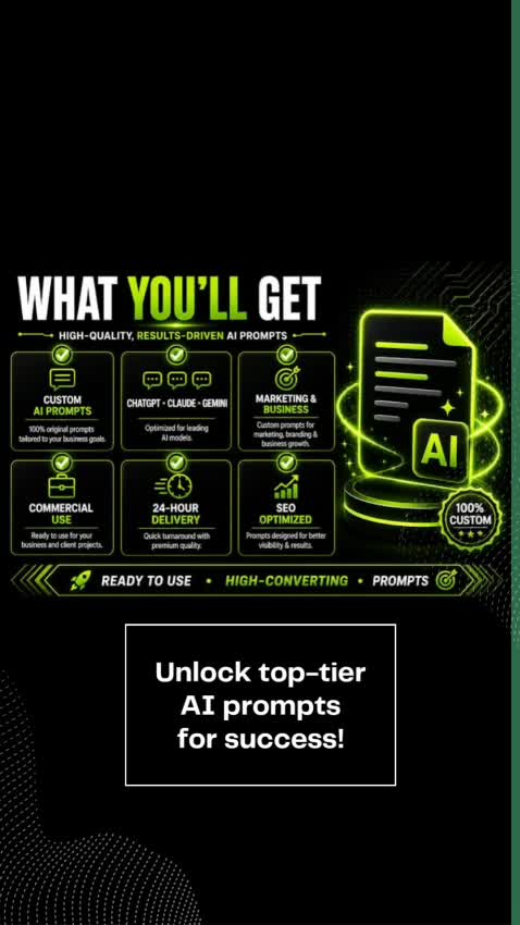 create custom ai prompts for marketing and copywriting