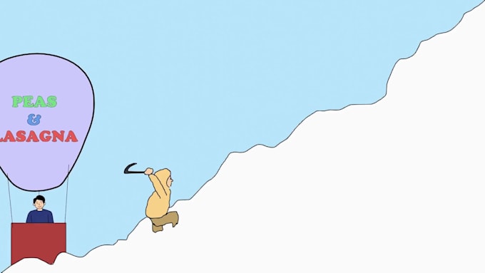 create simple 2d explainer animation for you