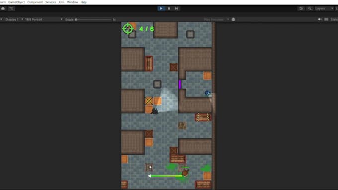 do unity 2d game development, hypercasual and top down game