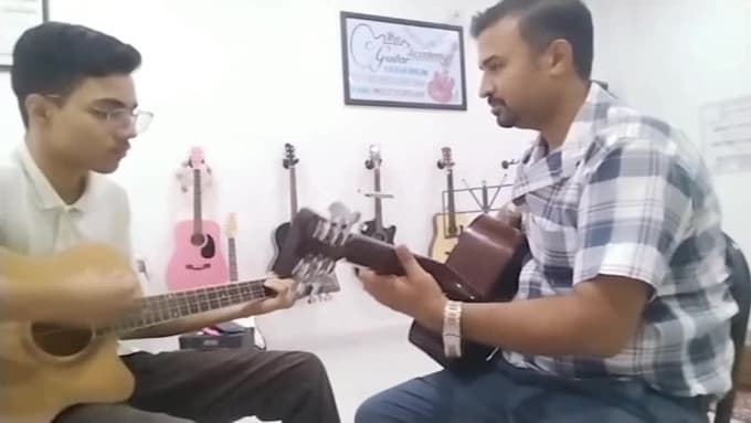 make guitar tabs for any hindi songs