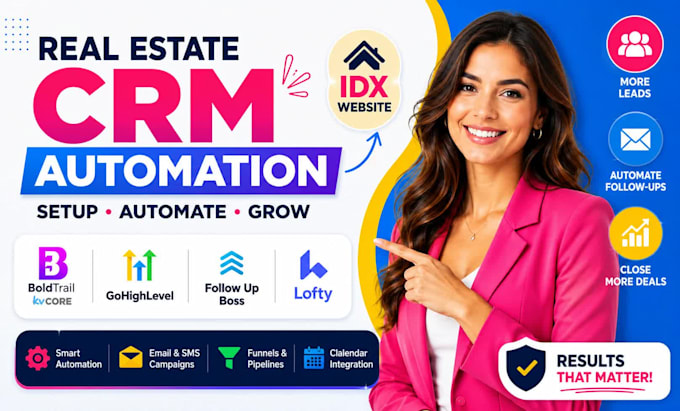 setup boldtrail kvcore gohighlevel follow up boss lofty automation
