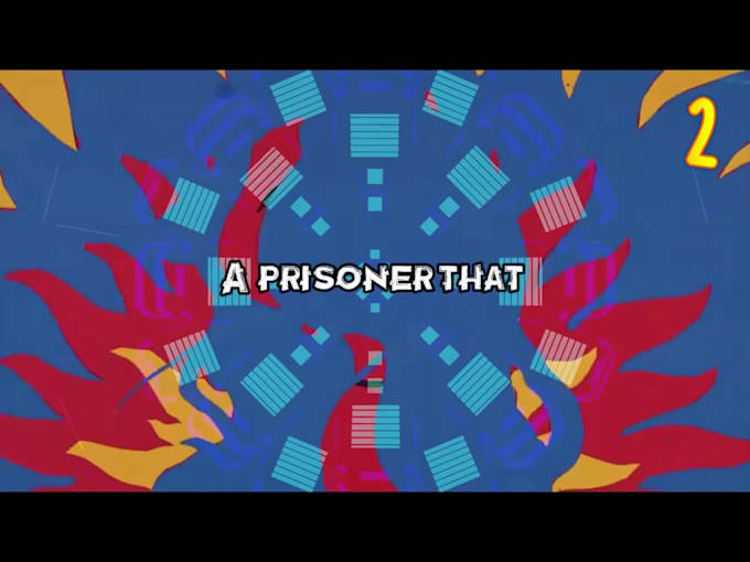 trippy animated lyric music video