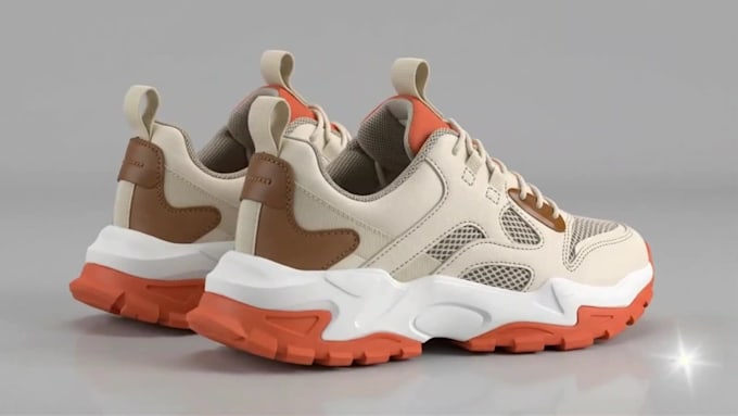 do 3d shoe modeling and rendering for ecommerce and 3d printing