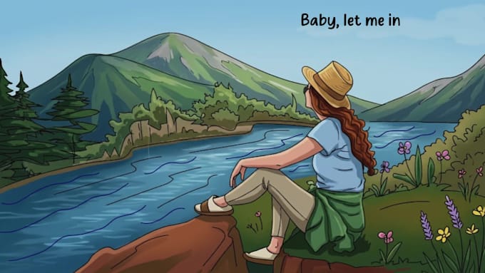 create hand drawn lyric video