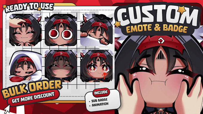 draw twitch emotes, sub badge and animated emotes