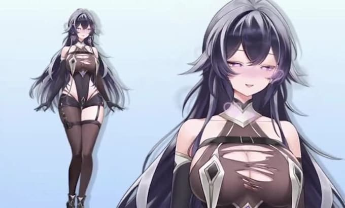 design and rig nsfw vtuber live2d vtuber model 2d vtuber