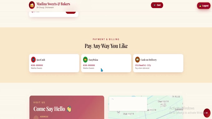 create an interactive birthday wish school or business landing page