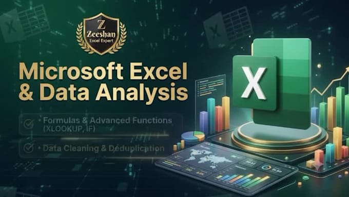 do microsoft excel data analysis, formulas, and spreadsheets