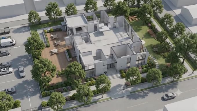 create commercial, studio and architectural site plan map