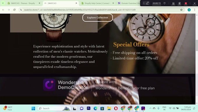 create branded shopify website for dropshipping business