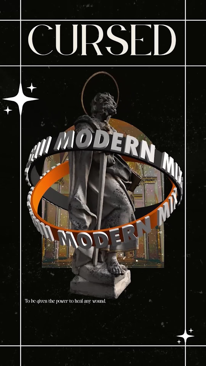 make crazy motion poster for you