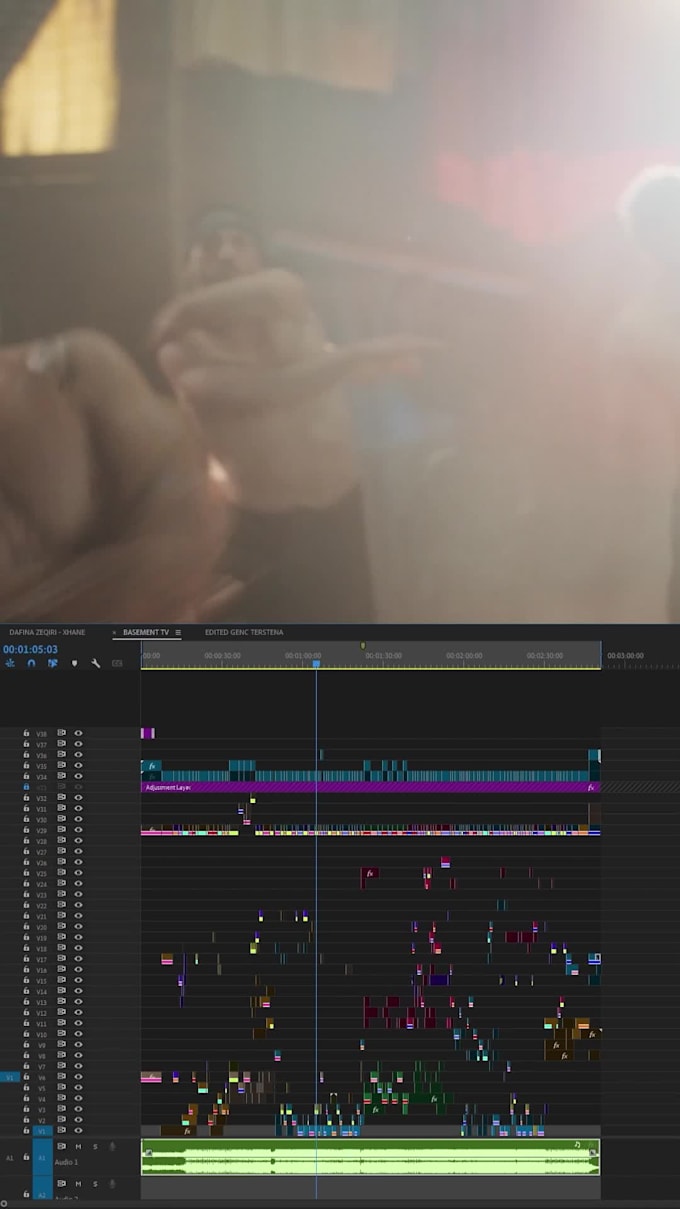 edit a high quality music video
