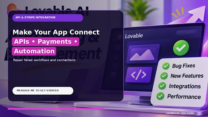 integrate lovable supabase stripe apis and n8n automation