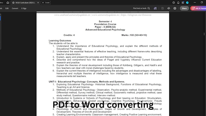 convert PDF to word, excel, and powerpoint