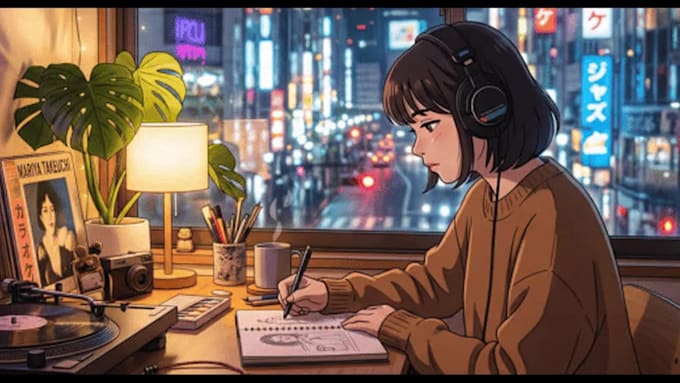 produce custom lofi beats with loop animation