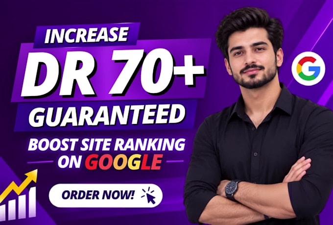 increase domain rating DR 70 , increase dr