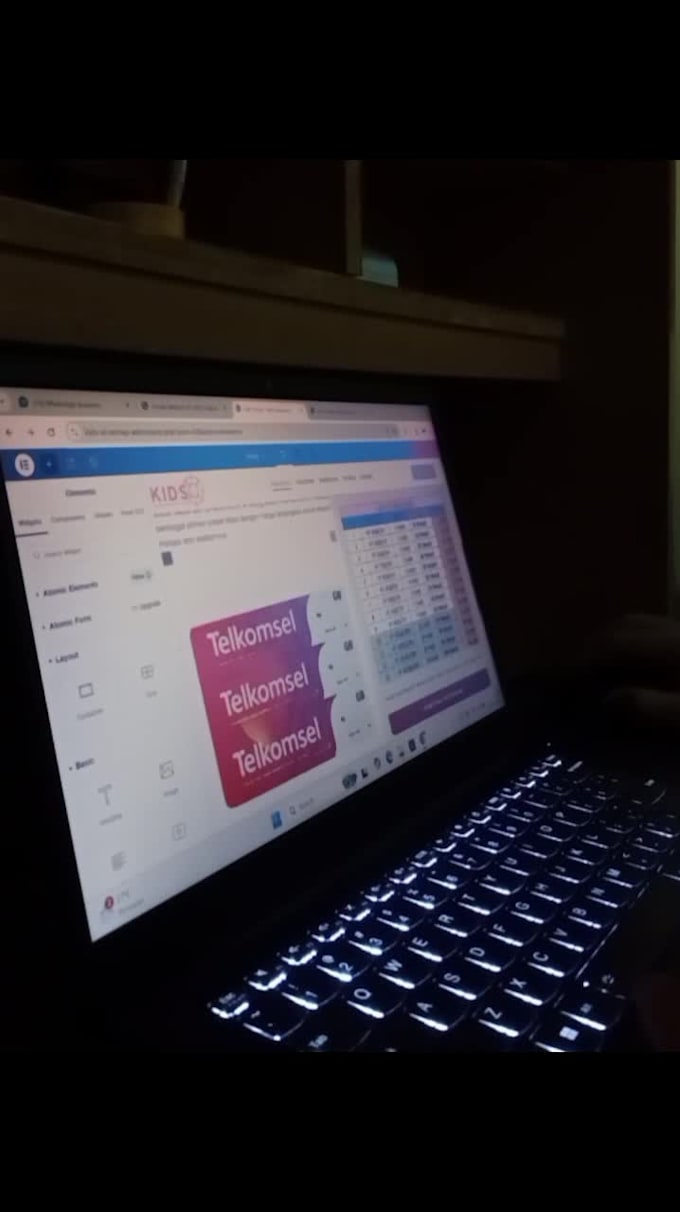 create profesional portofolio website