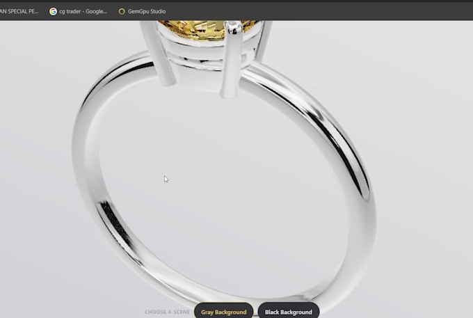 do 3d jewelry cad design and high quality render video
