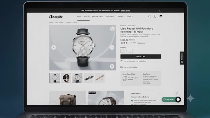 design a high converting shopify product page
