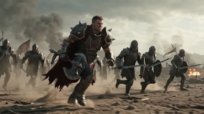 create gaming cinematic video
