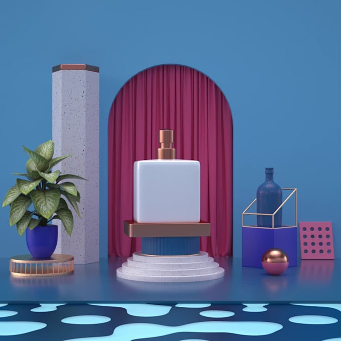 create 3d rendering and cgi product photography