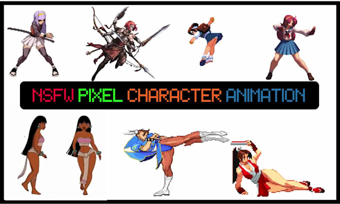 create nsfw pixel art character nsfw pixel art animation nsfw pixel sprite sheet