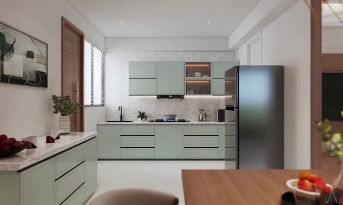 do photorealistic luxury villa interior walkthrough animation, 3d visualization