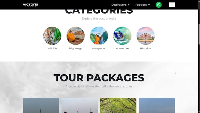 create a tour and travel website with booking system