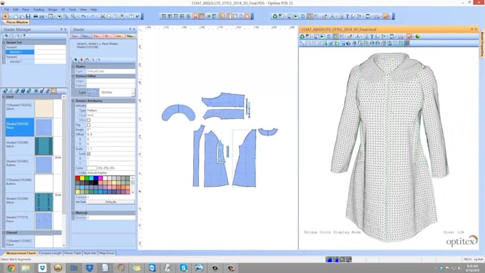 create professional garment patterns and tech pack design