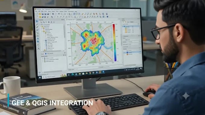 do research grade spatial analysis and mapping using qgis, gee and python