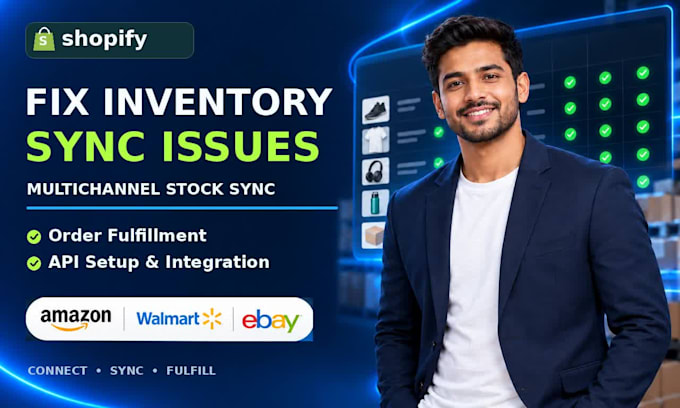 fix shopify inventory sync multichannel stock sync order fulfillment api setup