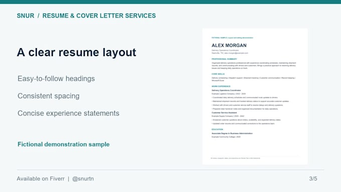 edit your resume or CV and tailor your cover letter