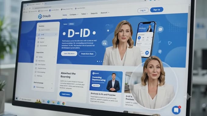 create ai video avatar for your ugc brand explainer using d id, colossyan